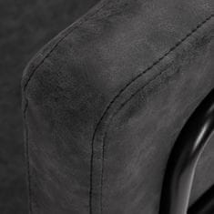 Gardj Europe Frizerski stol Gabbiano Katania Loft „Old Leather“, črn
