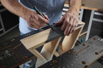 shumee 3D VARIO merilni in označevalni kotnik - Wolfcraft