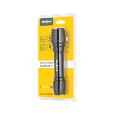 shumee Odporna močna LED svetilka 3W 120lm IP65 2xAA Rebel