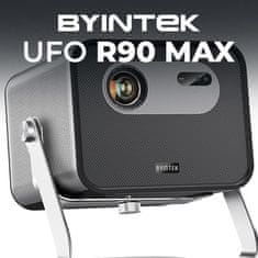 Byintek UFO R90 MAX prenosni LED DLP projektor, GoogleTV, Dual WIFI, Bluetooth + dodatki