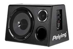 shumee Avtomobilski nizkotonec bas box tube Peiying 10"" 200 W