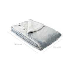 InnovaGoods Električna Odeja Elakef Siva 120 x 160 cm 160 W