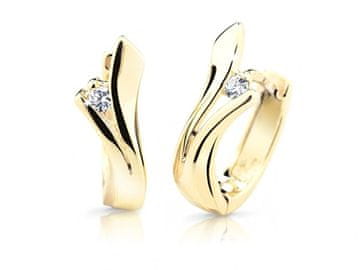 Cutie Jewellery Ujemajoči se obročki iz rumenega zlata Z6434-1795-80-10-X-1