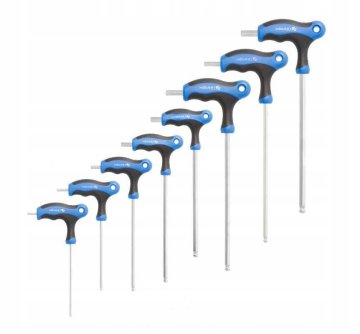 shumee Komplet šesterokotnih ključev v obliki črke T s kroglico, dolgi, 8 kosov HOGERT