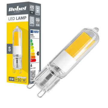 shumee LED žarnica G9 svetilka 4W 450lm 4000K Rebel