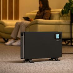 shumee Električni konvektorski grelec, varčni termostat, daljinski upravljalnik, Teesa