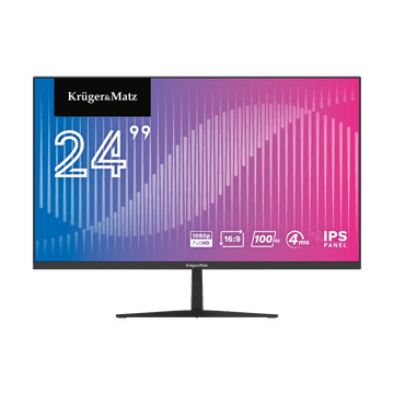 shumee Kruger&Matz 24" FullHD 100Hz IPS HDMI VGA brez okvirja LED monitor z zvočniki