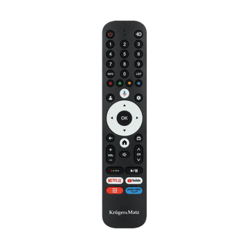 shumee Daljinski upravljalnik Kruger&Matz Google TV TV s številskimi tipkami