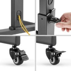 Cabletech Nosilec za mobilni TV - stojalo s polico Cabletech
