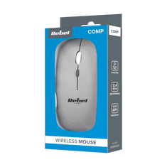 shumee Brezžična miška Rebel WM210 Silver
