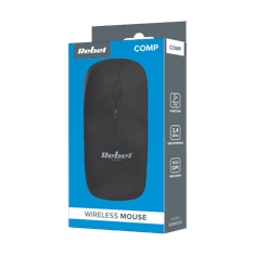 shumee Brezžična miška Rebel WM210 črna