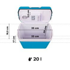 shumee Mali avtomobilski potovalni hladilnik 20L 230V 12V funkcija gretja Teesa B20