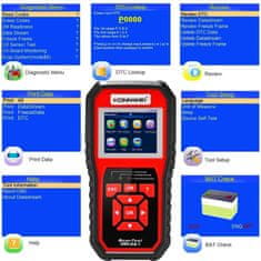 shumee Tester diagnostičnega skenerja Konnwei KW850 OBD2