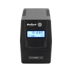 shumee UPS REBEL 1000VA 600W 230V 50Hz LCD USB RJ45 računalnik v sili