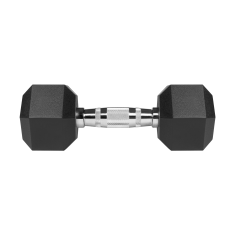 Rebel Litoželezne gumirane uteži HEX 2x6kg šesterokotni komplet 12kg SOLID