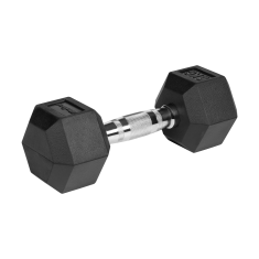 Rebel Litoželezne gumirane uteži HEX 2x6kg šesterokotni komplet 12kg SOLID