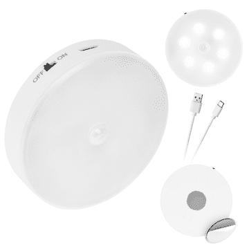 shumee Nočna lučka Rebel LED, za ponovno polnjenje, senzor gibanja, magnet