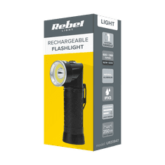 shumee Rebel LED svetilka s premikajočo se glavo 1200 mAh 250m IPX5 aluminij