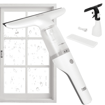 shumee TEESA pomivalec oken, lahek in zmogljiv, na baterije, super set