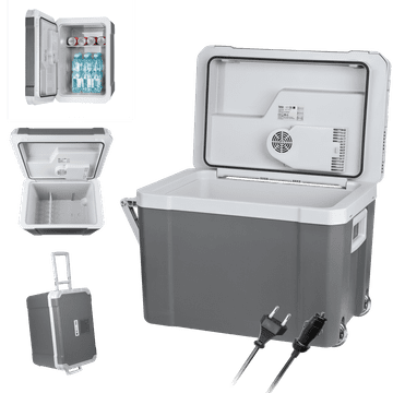 shumee Velik avtomobilski potovalni hladilnik 230V 12V funkcija gretja 35L