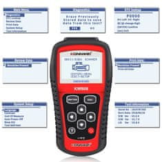 shumee Diagnostični tester baterij OBD2 skener Konnwei KW808
