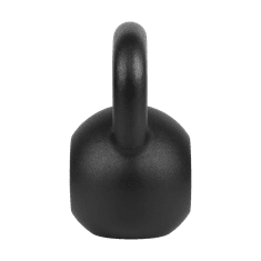 shumee Kettlebell iz litega železa, 16 kg, utež z utežmi kotlički za vaje Rebel