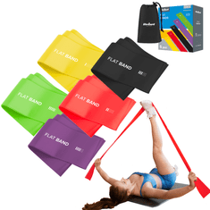 shumee Komplet 5 gumic za vadbo trening rehabilitacijo fitnes trak 2M Rebel