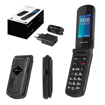 Krüger&Matz Kruger&Matz IRON 5 Flip 4G Bluetooth telefon z dvema SIM karticama