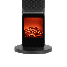 shumee Teesa PTC grelec, imitacija kamina, 800/2000W, stebrni LED ventilator