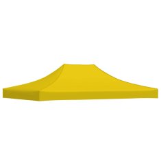 Vidaxl Streha za vrtni šotor 4x3 m rumena 270 g/m²