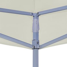 Vidaxl Streha za vrtni šotor 4x3 m krem 270 g/m²