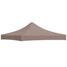 Vidaxl Streha za vrtni šotor 3x3 m taupe 270 g/m²