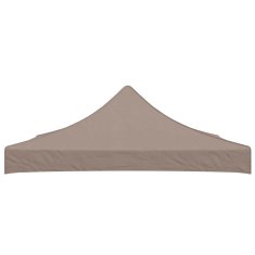 Vidaxl Streha za vrtni šotor 3x3 m taupe 270 g/m²
