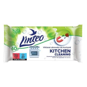 Linteo vlažni čistilni kuhinjski robčki - 40 kosov