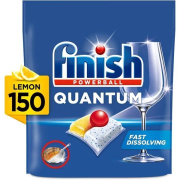 Finish Quantum All in 1 tablete za pomivanje posode, 150 kosov