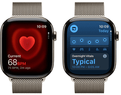 Apple Watch Series 11 pametna ura, GPS + Cellular, 46mm + pašček, M/L, Natural Milanese (MFD04WF/A)