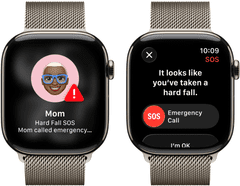 Apple Watch Series 11 pametna ura, GPS + Cellular, 46mm + pašček, M/L, Natural Milanese (MFD04WF/A)