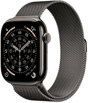 Apple Watch Series 11 pametna ura, GPS + Cellular, 46mm + pašček, S/M, Slate Milanese (MFD34WF/A)