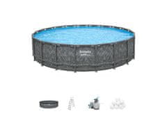 Bestway Bestway Montažni bazen APX 365 I 610 x 132 cm s filtrsko črpalko na pesek