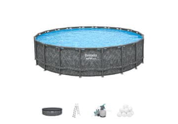 Bestway Bestway Montažni bazen APX 365 I 610 x 132 cm s filtrsko črpalko na pesek