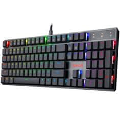 Redragon Apas K535-KB igralna tipkovnica, žična, mehanska, RGB