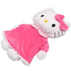 HELLO KITTY Hello Kotty Gumijasta termofor z MEHKIM prevlekom, VELIKA termofor v prevleki, Mascot 750 ml