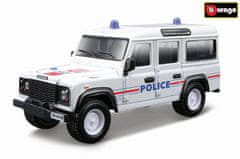 Maisto Bburago 1:50 Land Rover Derender 110 bela/rdeča