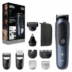 Braun Večnamenski prirezovalnik 11 v 1 Series 7 AIO7540 temno moder