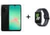 Samsung Galaxy A26 (A266) 5G mobilni telefon, 128GB, črn + Fit3 pametna zapestnica, siva (SM-A266BZKBEUE-1)