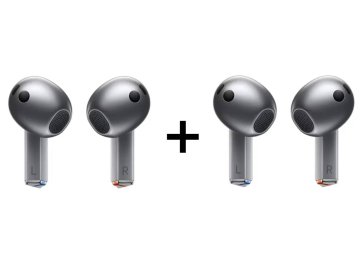 Samsung Galaxy Buds3 slušalke, srebrne, komplet 2x (SM-R530NZAAEUC-1)