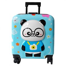 LIVEFY otroški kovček Panda 36 × 44 cm, modro