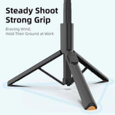 Tech-protect L09S Bluetooth selfie stick s stojalom, črna