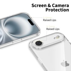 Tech-protect FlexAir ovitek za iPhone 17 Air, prosojen