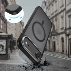 Tech-protect MagEdge MagSafe ovitek za iPhone 17 Air, črn